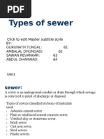 Types of Sewer