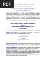 Constitucion Politica de La Republica de Guatemala