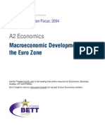 A2 Macro Economic Developments in The EuroZone