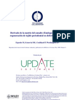 Derivado de La Matriz Del Esmalte (Emdogain (R) ) para La Regeneración de Tejido Periodontal en Defectos Intraóseos