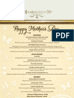 Mothers Day Cargo Menu2012