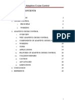 Adaptive Cruise Control Report