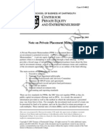 Private Placement Memo PDF