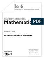 6e Math Web 0609