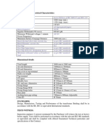 132KV Bushing Specification