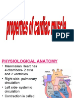 Properties of Cardiac Muscle and Conducting Systems