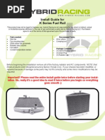 Hybrid Racing K-Swap Radiator Install Guide