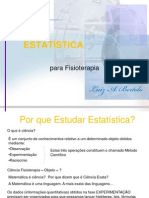 Slides Estatistica Aplicada Fisioterapia 1