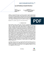 Indexing and Ranking in Spatial Database