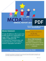 Macau Child Development Association 2011 Annual Report