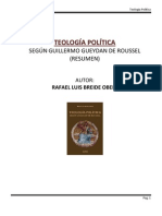 TEOLOGÍA POLÍTICA SEGUN GUEYDAN DE ROUSSEL - de Rafael Breide Obeid (Resumen)