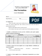 Determinantes e Pronomes