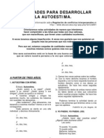 16 Actividades de Autoestima