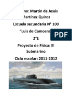 El Submarino Es Un Invento Que Requirió Muchos Años en Su Desarrollo Hasta Finalmente Tener La Utilidad Que Tiene A Día de Hoy