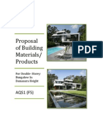 Proposal of Building Materials