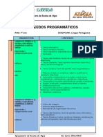 Língua Portuguesa 7º Ano