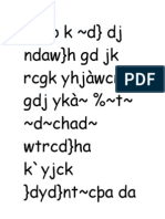 Yk Þ K D) DJ Ndaw) H GD JK RCGK Yhjàwcnk GDJ Ykà % T D Chad WTRCD) Ha K'yjck) Dyd) NT Cþa Da