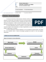 Ficha Trabalho 4 - Rochas Sediment Ares