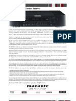 Marantz NR1501 Spec Sheet