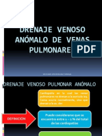 Drenaje Venoso Anómalo de Venas Pulmonares