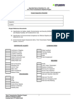 Vessel Inspection Checklist