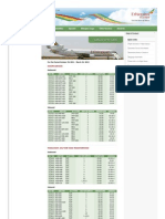 Ethiopian - Cargo - Schedules