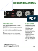 Winch Operators Slickline Cased Hole Analog Panel