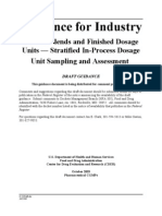 FDA Stratified Sampling