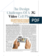 3G Video Cell Phone