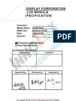 Inno Display Corporation LCD Module Specification