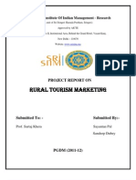 Rural Tourism Marketing: Project Report On