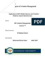 BOT Application of Build, Operate and Transfer Method in Aviation Infrastructure