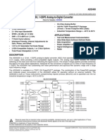 12-Bit, 1-GSPS Analog-to-Digital Converter: Features