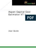 AspenCapitalCostEstimatorV7 1-Usr