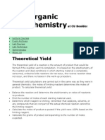 Yield Calculation