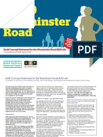 MoD War Minster Road Concept Statement - Consultation Version 180412