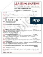 Chemical Reactions and Equations