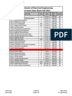 Datesheet Fall 2011 - Day Wise Ver 2