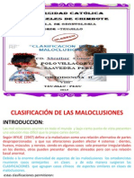 Clasificacion de Las Mal Ocusiones Grupooo3