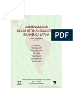 Gobernalidad de Los Sistemas Educativos en América Latina