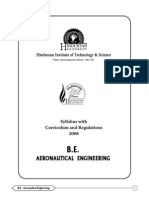 B. Tech. Aeronautical Engineering