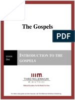 The Gospels - Lesson 1 - Transcript