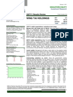 Wing Tai Holdings: 2QFY11 Results Review