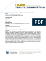 Characterizing The Effects of Driver Variability On Real-World Vehicle Emissions