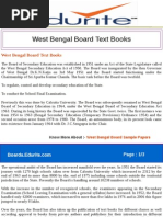 West Bengal Board Text Books