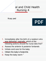 Maternal and Child Health Nursing 4