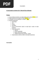 As Associações No Direito Civil