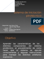 Sistema de Iniciación Pirotécnica