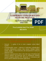 7.2 Different Types of Bus and Network Protocol: Automation System (MKE 1123)