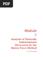 m2l10 Lesson 10 The Force Method of Analysis: Trusses 